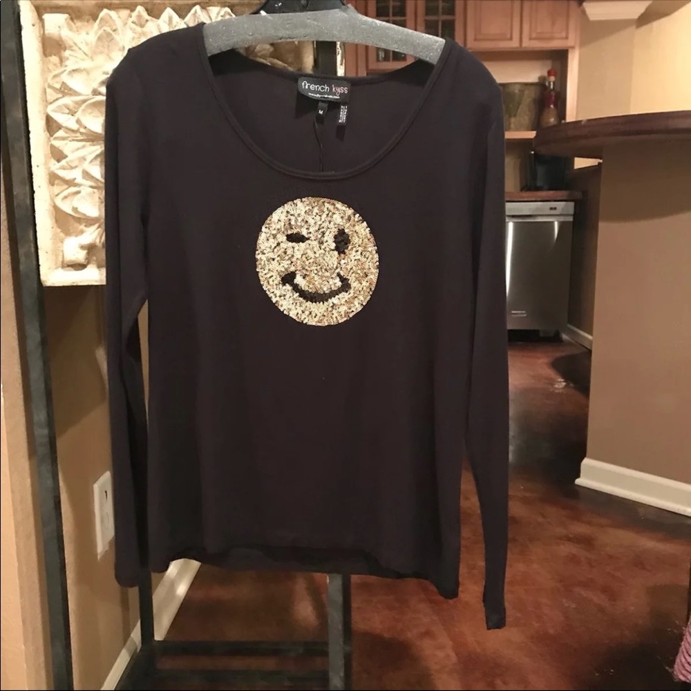 NWT French Kyss Boutique Top M